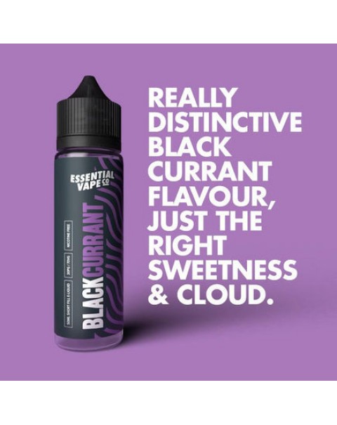 Essential Vape Co Blackcurrant 50ml Short Fill E-Liquid