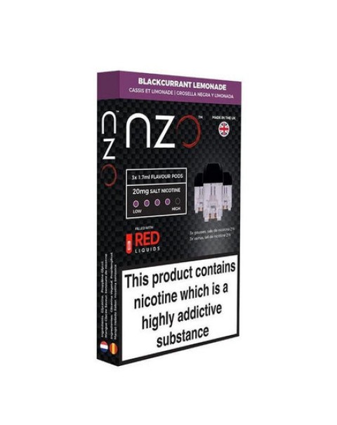 NZO Blackcurrant Lemonade Pods