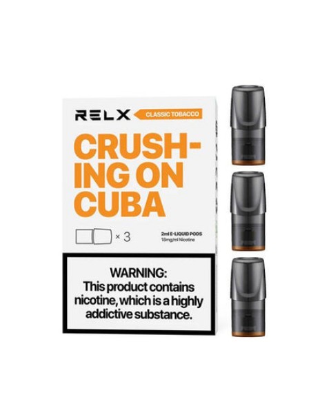 RELX Replacement 2ml Pods x 3