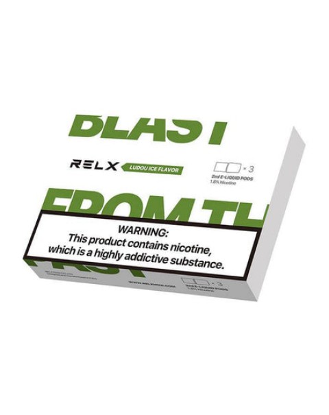 RELX Replacement 2ml Pods x 3