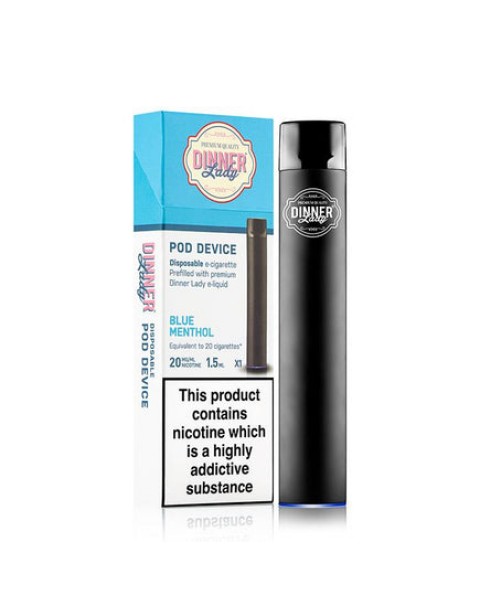 Dinner Lady Blue Menthol Disposable Pod Device