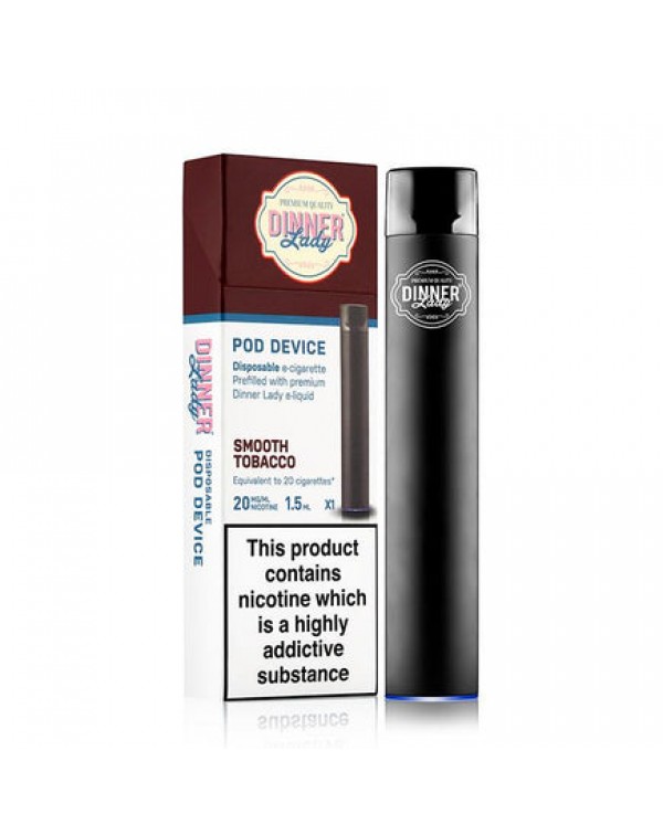 Dinner Lady Smooth Tobacco Disposable Pod Device