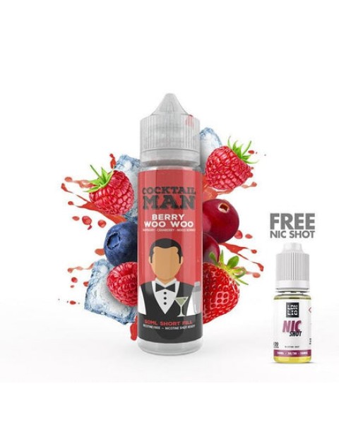 Cocktail Man Berry Woo Woo 50ml Short Fill E-Liquid