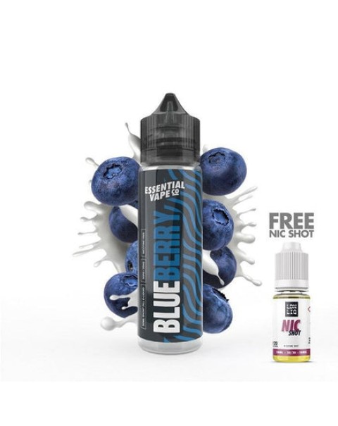 Essential Vape Co Blueberry 50ml Short Fill E-Liquid