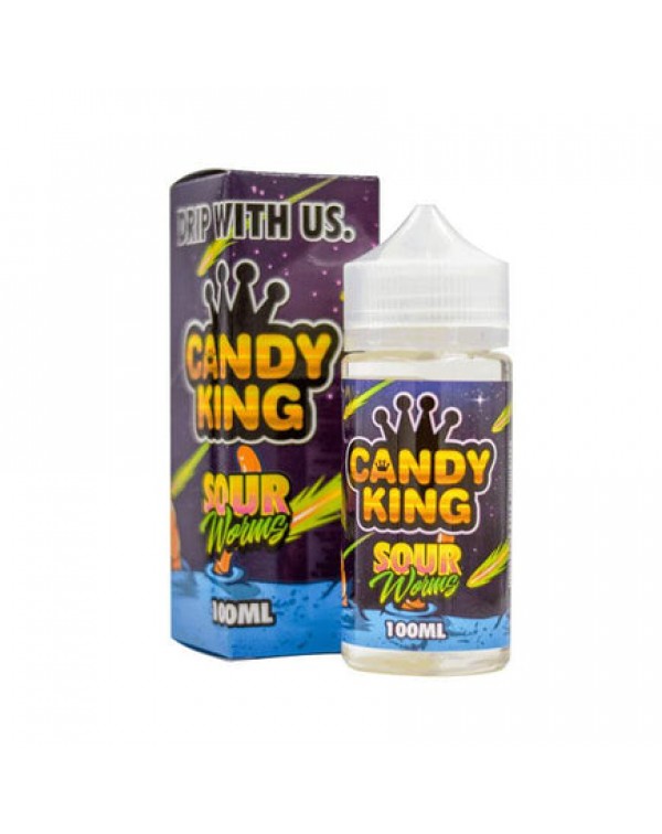 Candy King - Sour Worms 100ml Short Fill E-Liquid