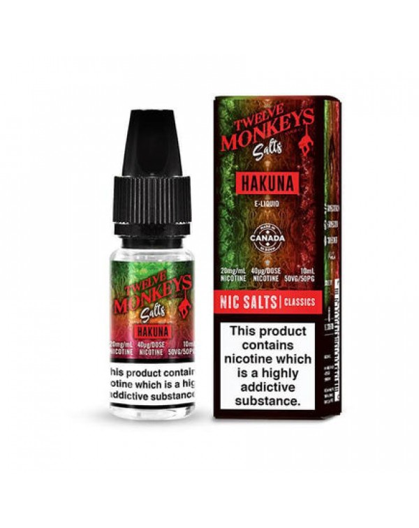 Twelve Monkeys Salts Hakuna 10ml E-Liquid