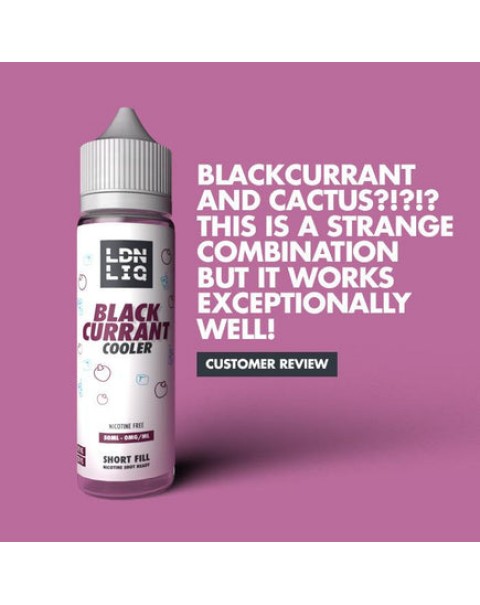 LDN LIQ Blackcurrant Cooler 50ml Short Fill E-Liquid