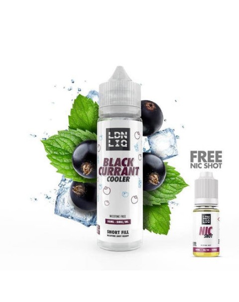 LDN LIQ Blackcurrant Cooler 50ml Short Fill E-Liquid