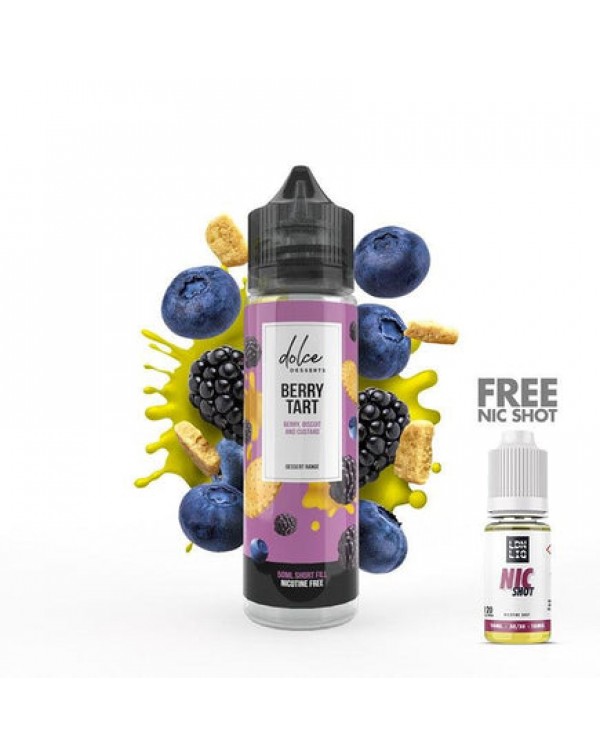 Dolce Desserts Berry Tart 50ml Short Fill E-liquid